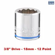 Kincrome K2843 - Socket 3/8" Drive 18mm Mirror Polish
