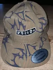 Volcom Skate Vitals Army Green Thorn Camo Mens Adjustable Hat Embroirdered NWT