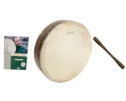 Bodhran 14" Tunable Drum, Sheesham + Book/DVD + 2 x Tippers