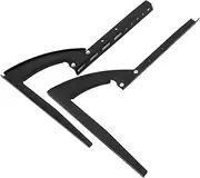 TEHAUX 1 Set Height Adjustable Tv Stand Tabletop Base Mount for Flat Screen Tvs Space Saving Design Easy Installation Stylish and Modern Look Suitable for Home and Office Use