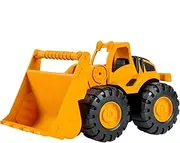Excavator Toys for Inertia Vehicle with Mobile Shovel, Construction Toy for Toddlers, Ideal Educational Toys for Construction Site Role Play