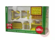 SIKU Front Loader Tractor 6x Accessories 1:32 Scale NEW