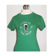 GUINNESS LADIES IRISH BEER T-SHIRT TANK TOP 12 14 NEW