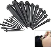 SING F LTD 36pcs Taper Stretcher Ear Plugs Expander Gauges Acrylic Stretching Kits