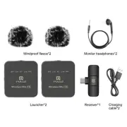 Dual Microphones For iPhone Type-C Phone Microphone Type-C 8-Pin Receiver