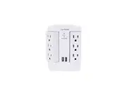 CyberPower CSP600WSURC2 6-Outlet Swivel Professional Surge Protector Wall Tap