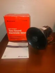 Safe House Two-sound Electronic Siren 49-488F Indoor / Outdoor Extra Loud - New