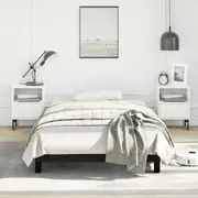 vidaXL Bed Frame without Mattress Black King Single Faux Leather