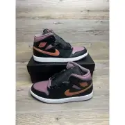 Nike Air Jordan 1 Mid SE Mens Size 11 Black Sky J Mauve White FB9911 008