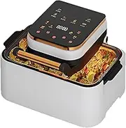 Digital Air Fryer with LED Display 12L Smart Oven Multifunctional Electric Fryer White