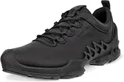 [ECCO] Women's Biom Aex Luxe Hydromax Water-resistant Cross Trainer Flats, Black, 7 US