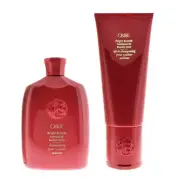Oribe Bright Blonde Shampoo 8.5oz and Conditioner 6.8oz for Beautiful Color Set