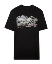 Pegasus Script logo-print T-Shirt S,XL,XS,L,M,XXXL,XXL Black