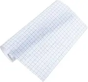 Self-Adhesive Vinyl Transfer Film Adhesive Vinyl Tapes for Decals Easy Placement Grid Indoor Outdoor Use Sticker Transfer Paper Strong Tear-Resistant