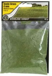 Woodland Scenics ~ New 2024 ~ Static Grass ~ Medium Green ~ 4mm ~ FS618