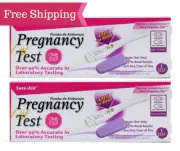 2 Pack Sure-Aid Pregnancy Test Kit Fast Result Easy to Read Prueba De Embarazo