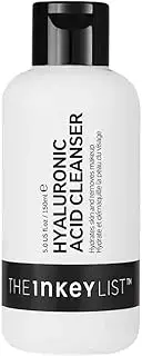 Inkey List Hyaluronic Acid Cleanser. Hydrates Skin and Removes Makeup Lightweight Cream 150 ml