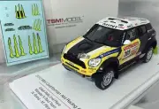 TrueScale TSM144343 Mini Countryman All4 #305, Roma 2nd 2012 Dakar, Resin 1/43