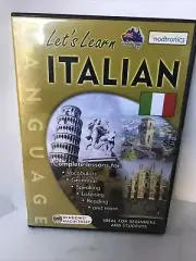 Eureka Language Let's Learn Italian Disc Vocabulary, Grammer, Speaking Sealed