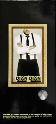 Dian Dian Unisex Black & White Plaid Pattern Suspenders Straps