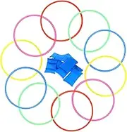 1 Set Toss Rings for Agility Coordination Game Fun for Birthday Parties and Family Gatherings Random Color