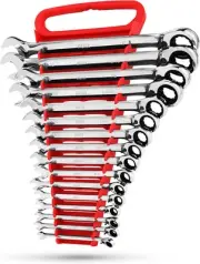 Jaeger 16pc INCH/SAE SAE/Inch Reversible Set, Polished Mirror Finish