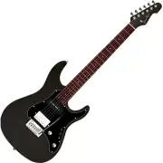 Grassroots G-Sn-Ctm/P See Thru Black Electric Guitar Snapper P-90See-Through