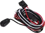 TIDTALEO 1 Set LED Work Light Wiring Harness Kit Durable Fog Light Switch Wiring for Vehicles Enhance Driving Safety with Easy Control Compatible Off Road Illumination