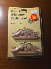 1:12 Houseworks Miniature Deerfield Window Pediment #7072 2 pieces NIP