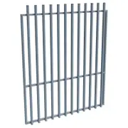 ProtectorAl 1201-1500W x 1800H Deep Ocean Aluminium Batten Garden Gate