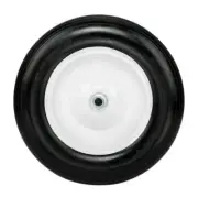 14.2" Flat Free Wheel Barrow Wheelbarrow Tire Solid Foam 5/8 Axle Cart Wagon NEW