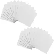 24 Pack Mini Canvas Panels 4X4 Artist Canvas Boards, Double-Wrapped Acid Free Sm