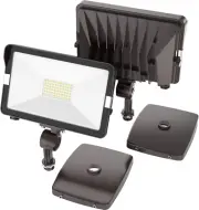 50W Flood Lights Outdoor 2 Pack, LED Flood Light with Knuckle Mount, Floodlight
