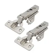 2 Pairs (4 Pack) Soft Close Kitchen Cabinet Door Hinges fit for Face Frame Cabin