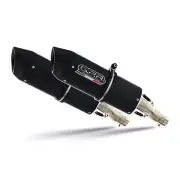 Silencer Slip-On GPR Furore Nero Homologated for Aprilia 1000 Sl Falco