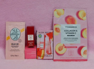 Mixed Beauty Lot SDJ Laneige Lip Tom Ford Lost Cherry Glow Recipe Vitamasques