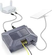 EDUP HOME Starlink PoE Injector with USB & Type-C Power Output - 200W Gigabit PoE Injector Compatible with Starlink Gen 3 Dish 5-in-1 Conversion Kit with SPX Cable Adapter & Converter DC 9-36V Input