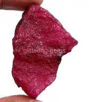 Pink Ruby Natural Dyed Slice Rough 274.00 Ct IGL Certified loose Gemstone 5AIE