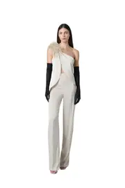[The Archivia] The Archivia-Co Ord Leaves Ivory-Donna -Avorio 44 IT Avorio