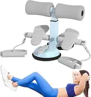 Sit Up Machine, Situps Equipment with 2 Suction Cup, Portable Adjustable Height Auxiliary Tool with Pull Rope for Ab Workout, Exercise, Muscle Training