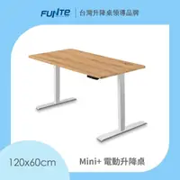 在飛比找momo購物網優惠-【FUNTE】Mini+ 雙柱電動升降桌/二節式 120x6
