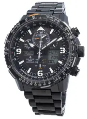 Citizen Promaster JY8085-81E Eco-Drive Chronograph LED Lights World Time Power Reserve Radio Controlled Analog-Digital 200M Men's Watch
