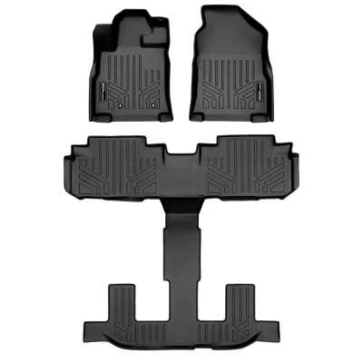 SMARTLINER SA0377/B0377 Front/Rear Floor Liners Black for Subaru Ascent (for: Subaru)