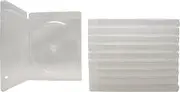 (10) Empty Standard Clear 14MM Boxes/Cases with Out Logo for Playstation 3 (PS3) Games #VGBR14PS3CL