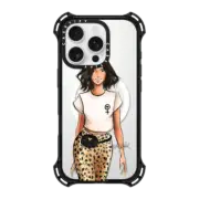 iPhone 16 Pro Bounce Case MagSafe Compatible Femme Fashion (Transparent Case)