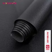 Black Faux Leather Materials Premium Marine Vinyl Auto Upholstery Repair Patch