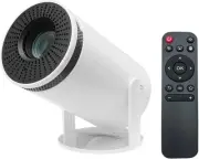 Mini Projector, Upgraded Bluetooth Projector with Screen, 1080P Full HD Porta...