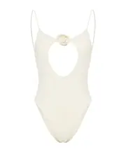 Nadir cut-out detailed swimsuit M White