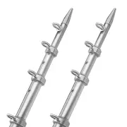 TACO SILVER 15FT 1-1/2 in Telescopic Telescoping Tele Heavy Duty Outrigger Poles