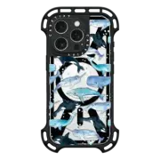 iPhone 16 Pro Ultra Bounce Case MagSafe Compatible Whales, Orcas & Narwhals